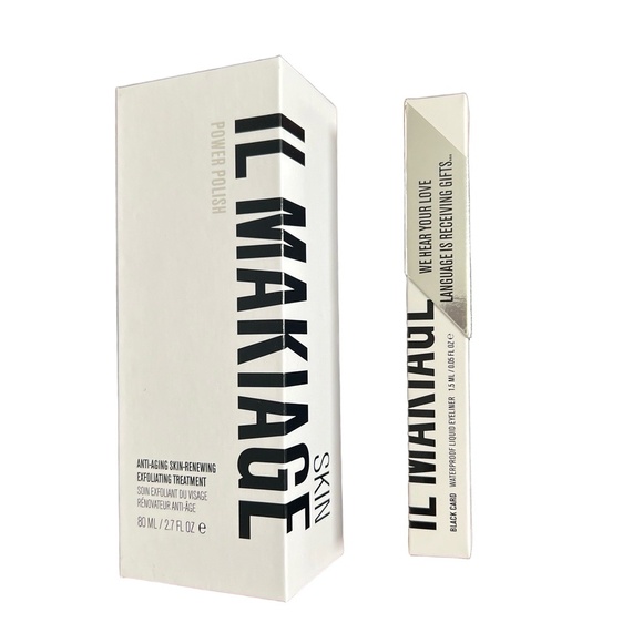 NEW IL Makiage Power Polish Anti-Aging Exfoliator Black Waterproof Eyeliner - Picture 1 of 7